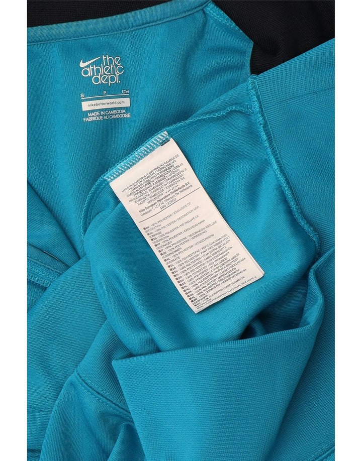 Giacca da ginnastica da uomo Nike Small Blu in poliestere color block
