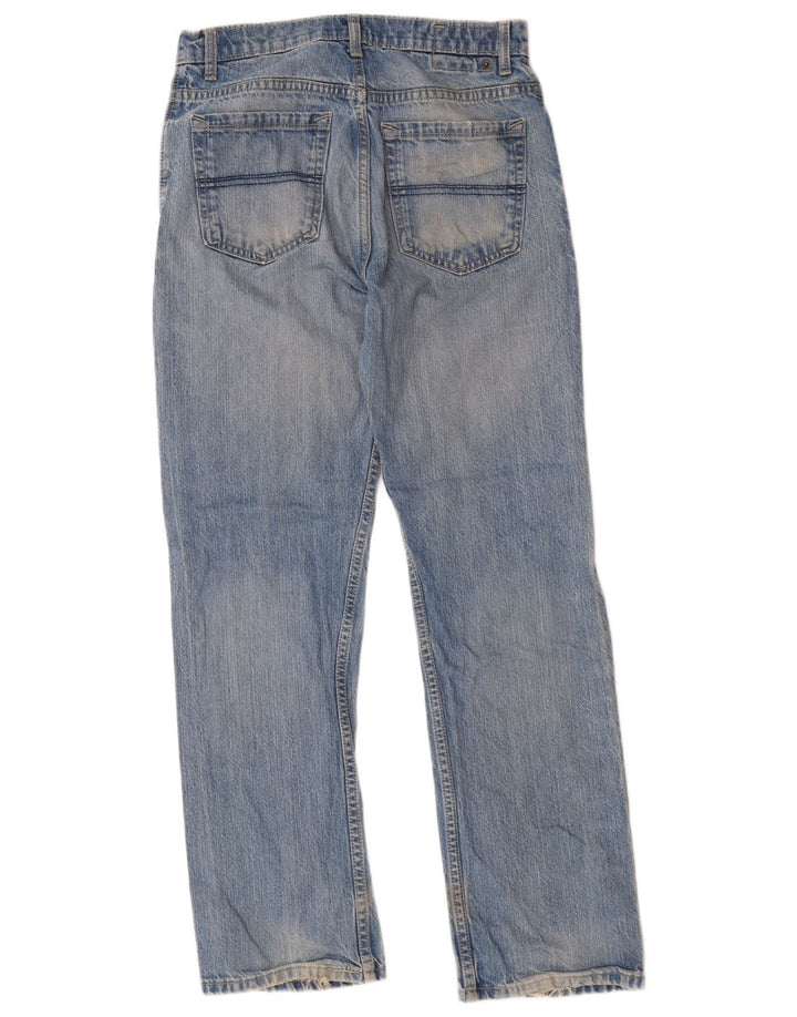 Jeans dritti regolari da uomo Marks & Spencer W30 L31 cotone blu
