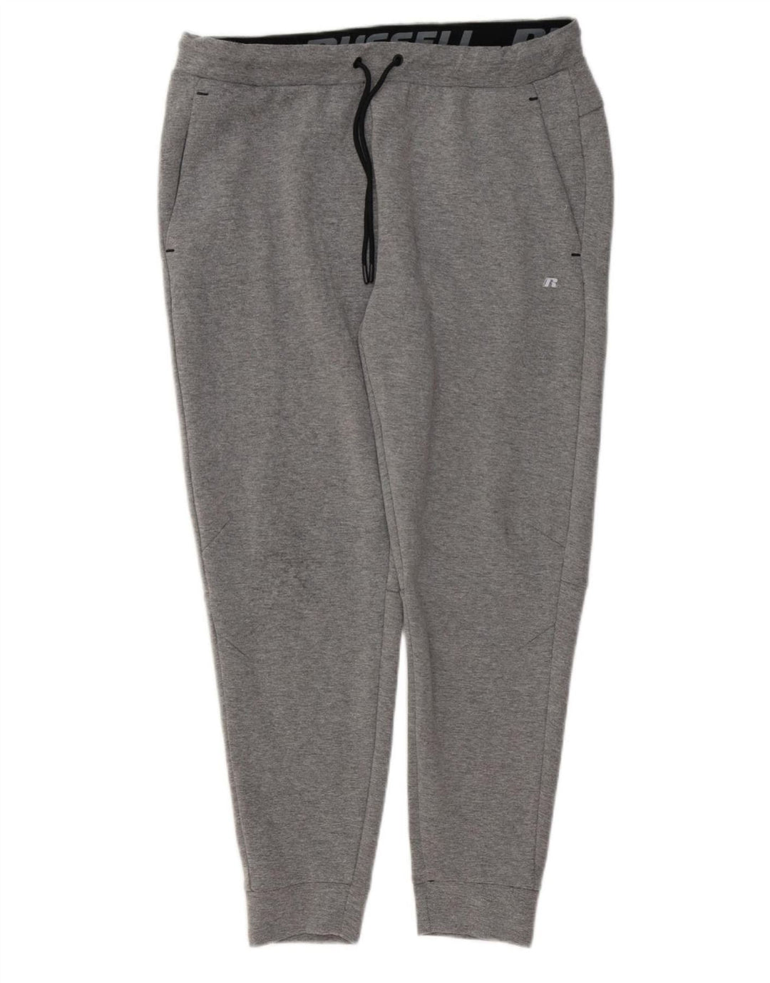 RUSSELL ATHLETIC Pantaloni da tuta da uomo Joggers Large Poliestere grigio