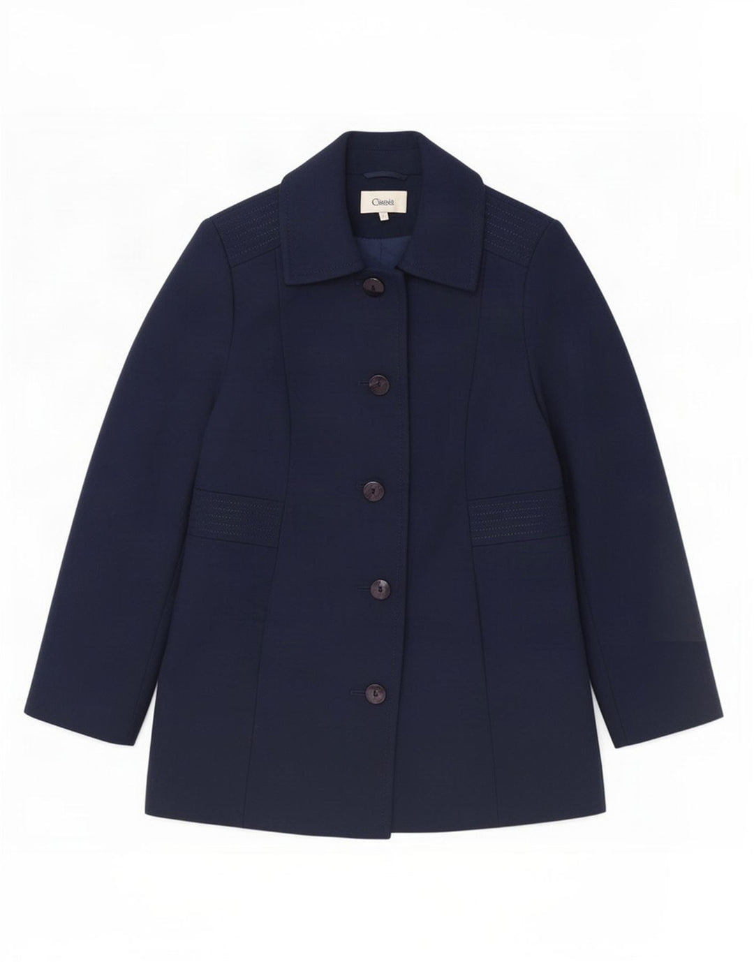 Giacca blazer a 5 bottoni da donna Marks & Spencer UK 12 medio blu navy