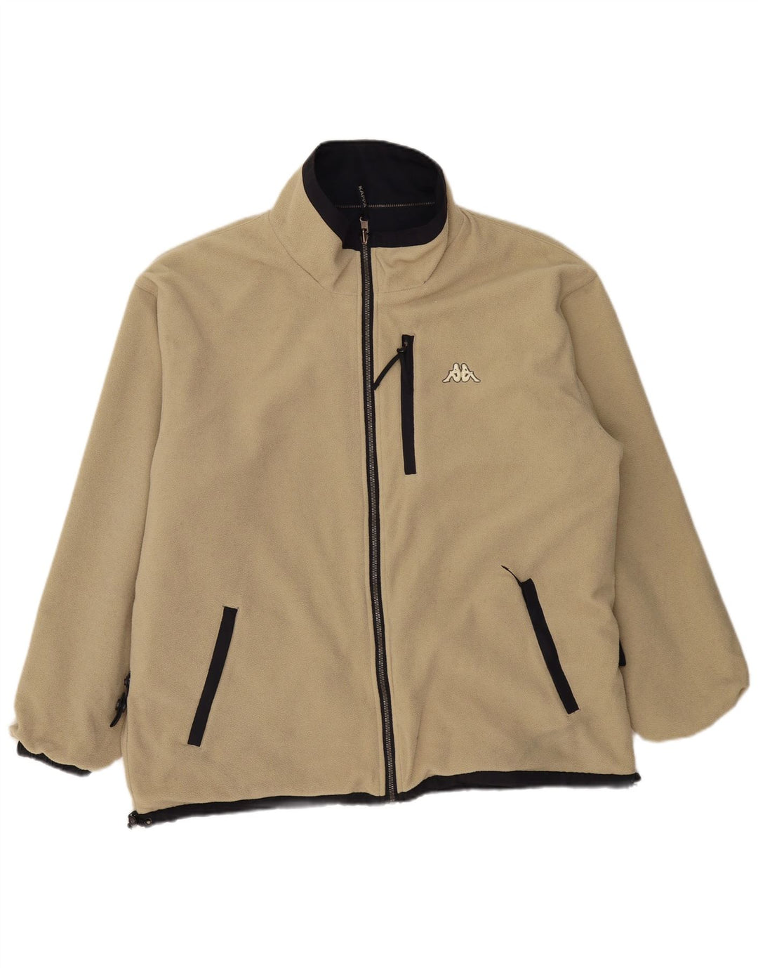 Giacca reversibile da uomo KAPPA UK 40 Large in poliestere blu navy