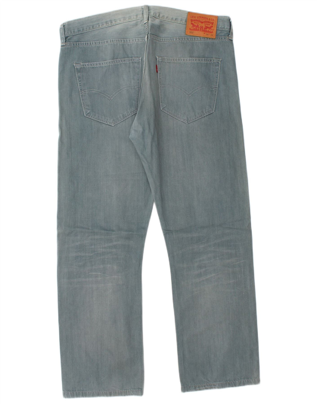 LEVI'S Jeans dritti da uomo 501 W36 L29 cotone blu