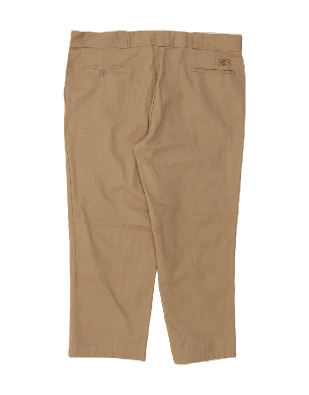 DICKIES Mens 874 Straight Cropped Trousers W42 L27 Beige Polyester Vintage Dickies and Second-Hand Dickies from Messina Hembry 