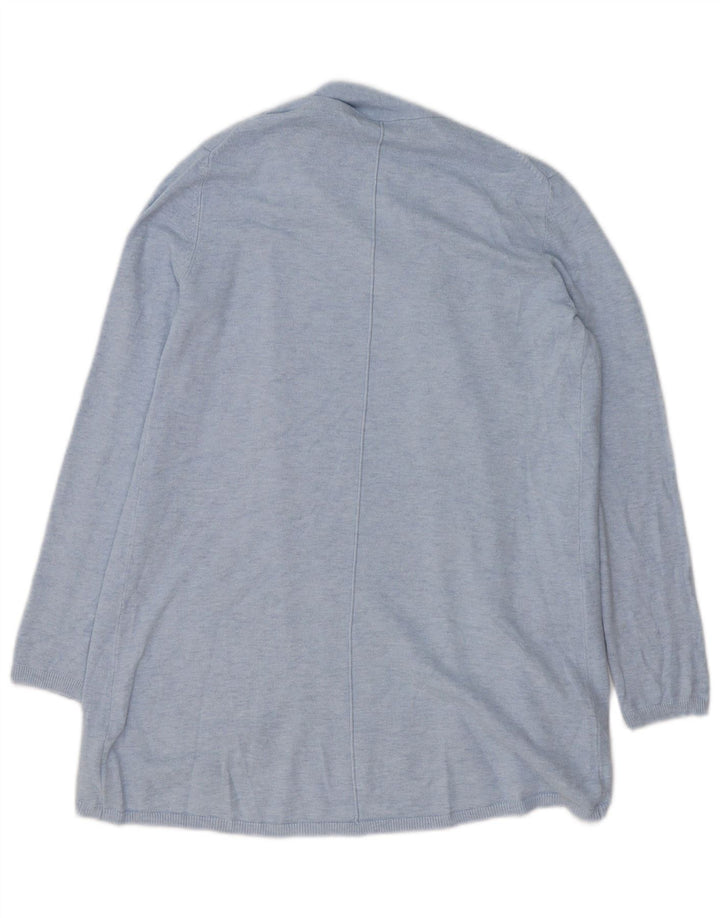 Maglione cardigan aperto a linea lunga da donna Zara UK 16 grande blu