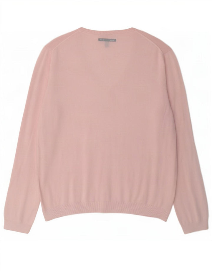 Gant Maglione da uomo con scollo a V 3XL cotone rosa