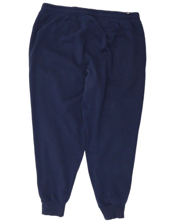 Pantaloni da tuta da uomo Puma Joggers 3XL cotone blu navy