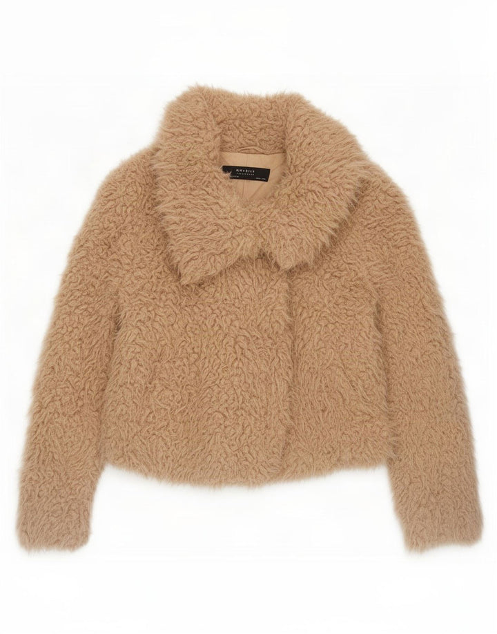 Giubbotto bomber da donna Zara Teddy Bear UK 14 Beige medio