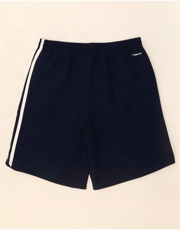 Pantaloncini sportivi Adidas Climalite da uomo di grandi dimensioni in poliestere blu navy