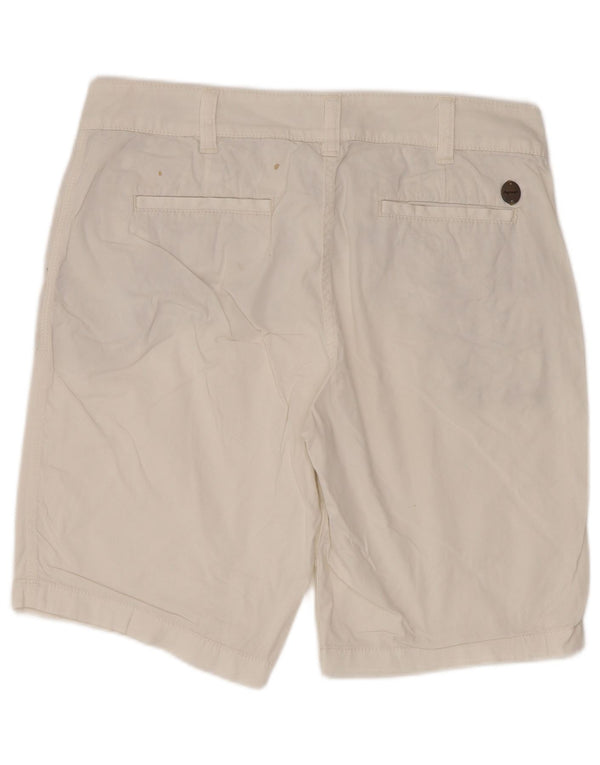 Pantaloncini chino da donna Napapijri IT 40 piccoli W27 cotone bianco