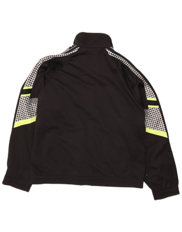 Giacca da tuta grafica da uomo Diadora UK 36 Small Black Colourblock