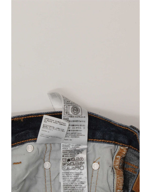 Jeans dritti Levi's 501 da donna W24 L30 cotone blu navy