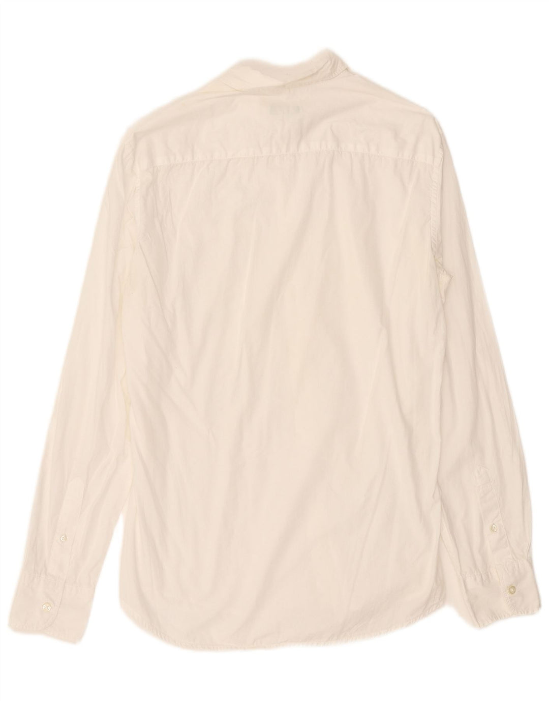 Camicia Benetton Uomo Cotone Medio Bianco