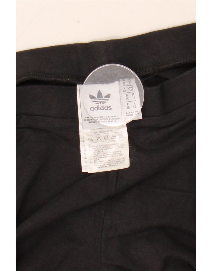 Leggings da donna ADIDAS UK 10 piccoli in cotone nero