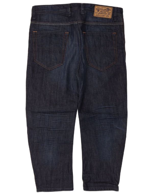 Diesel Jeans Capri Regular Carota da Uomo W32 L22 Cotone Blu Navy