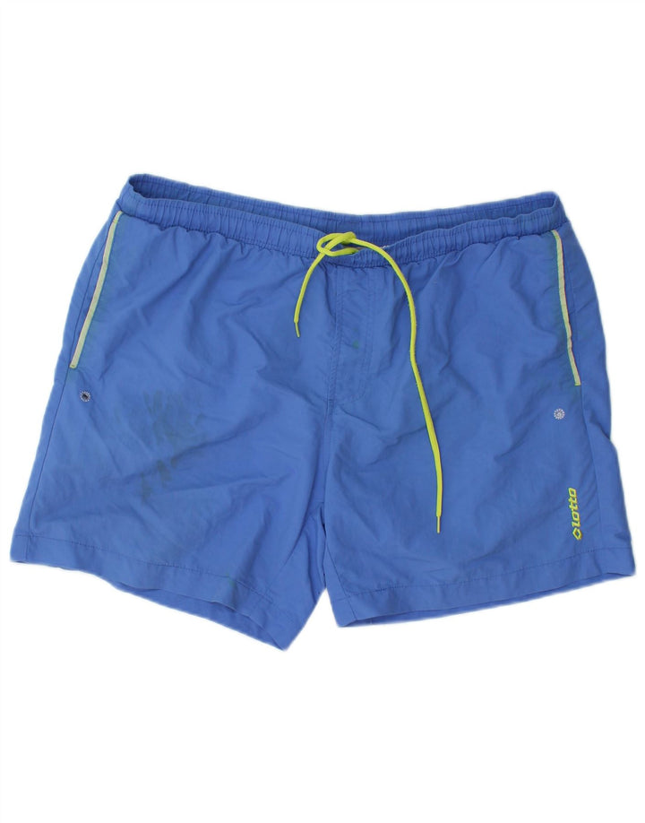 Pantaloncini da bagno da uomo Lotto Blu medio