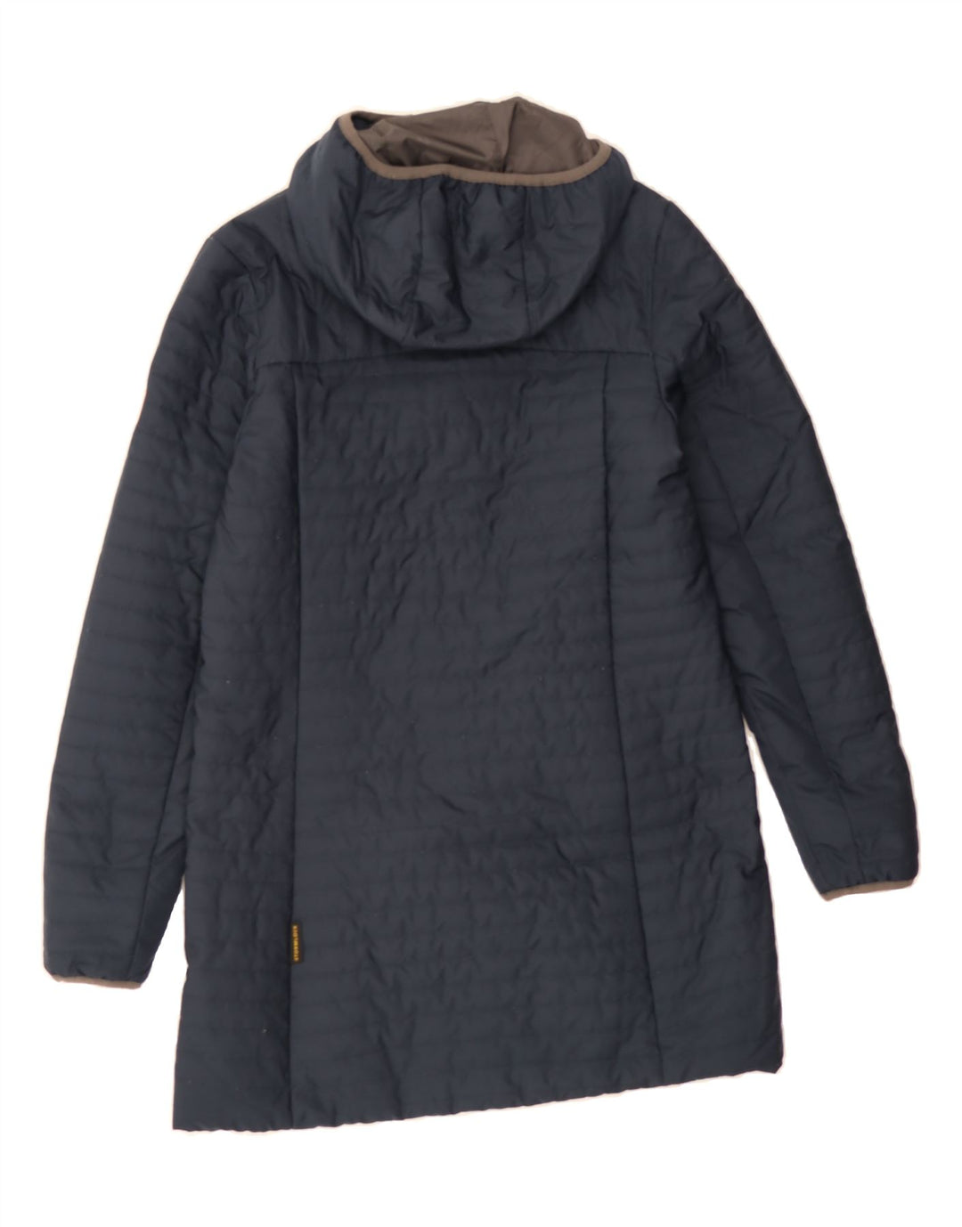 JACK WOLFSKIN Womens Hooded Padded Coat UK 10 Small  Navy Blue Polyester Vintage Jack Wolfskin and Second-Hand Jack Wolfskin from Messina Hembry 
