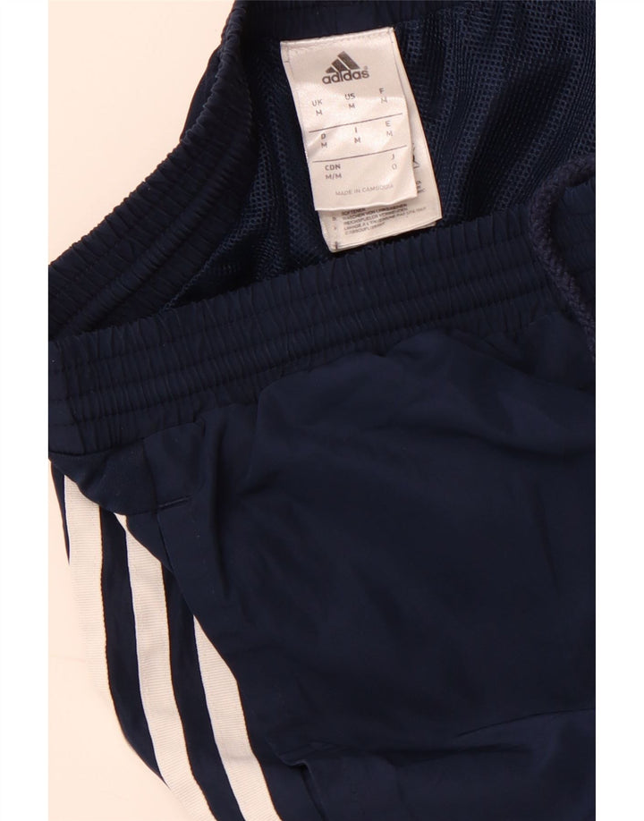 Pantaloni da tuta da donna ADIDAS Joggers medi sportivi in poliestere blu navy