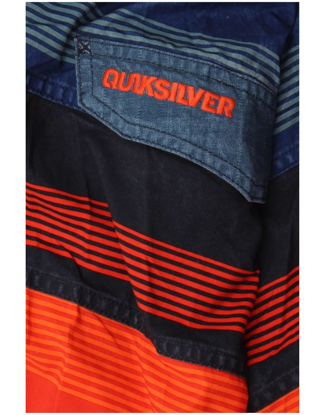 QUIKSILVER Pantaloncini da bagno grafici da uomo a righe medie multicolori