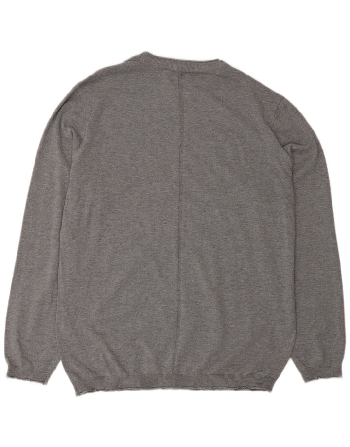 Maglione maglione girocollo da uomo Liu Jo 3XL cotone grigio