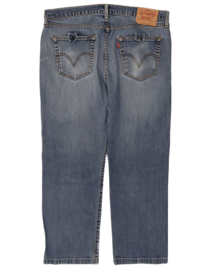 Jeans dritti da uomo LEVI'S W38 L27 cotone blu