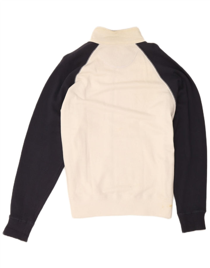 Giacca da ginnastica da uomo Sergio Tacchini grande in cotone color block bianco