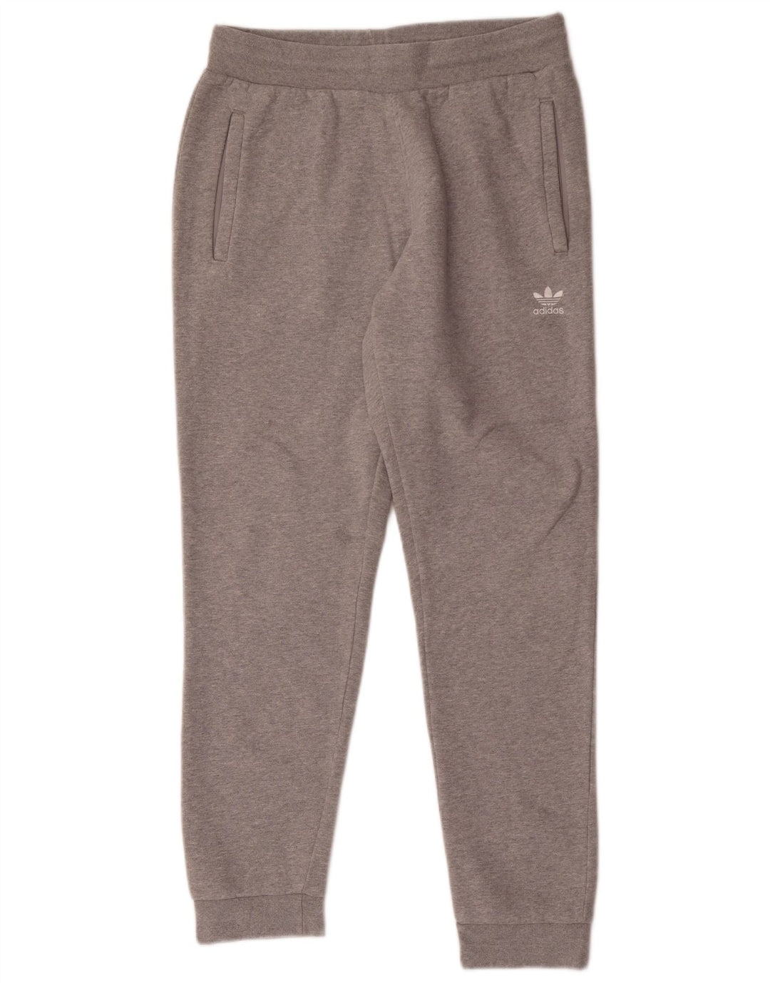 Pantaloni da tuta da uomo Adidas Joggers in cotone chiazzato grigio medio