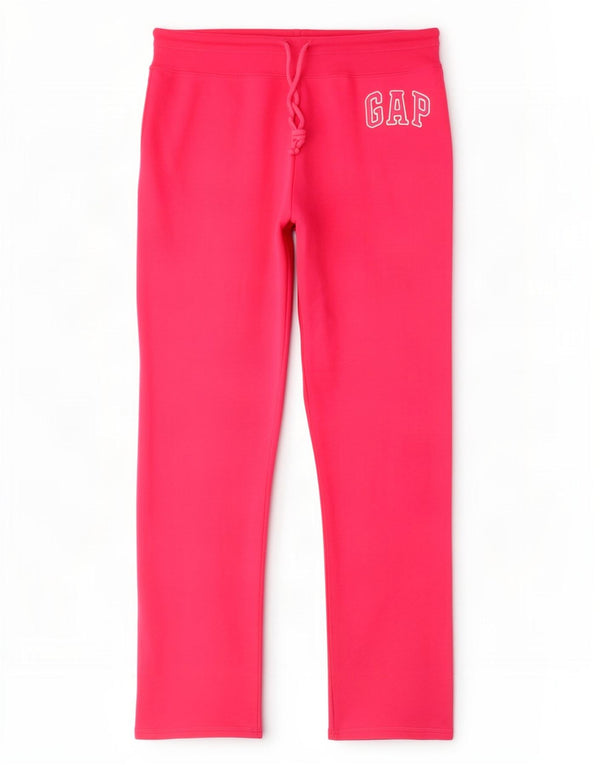 Pantaloni da tuta grafici da donna Gap UK 14 Cotone rosa medio