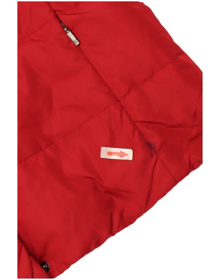 Giacca imbottita oversize da weekend da donna Max Mara UK 10 piccola in nylon rosso