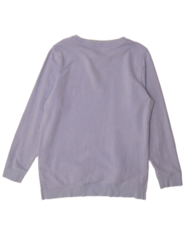 Felpa da donna Tommy Hilfiger maglione UK 16 grande cotone blu