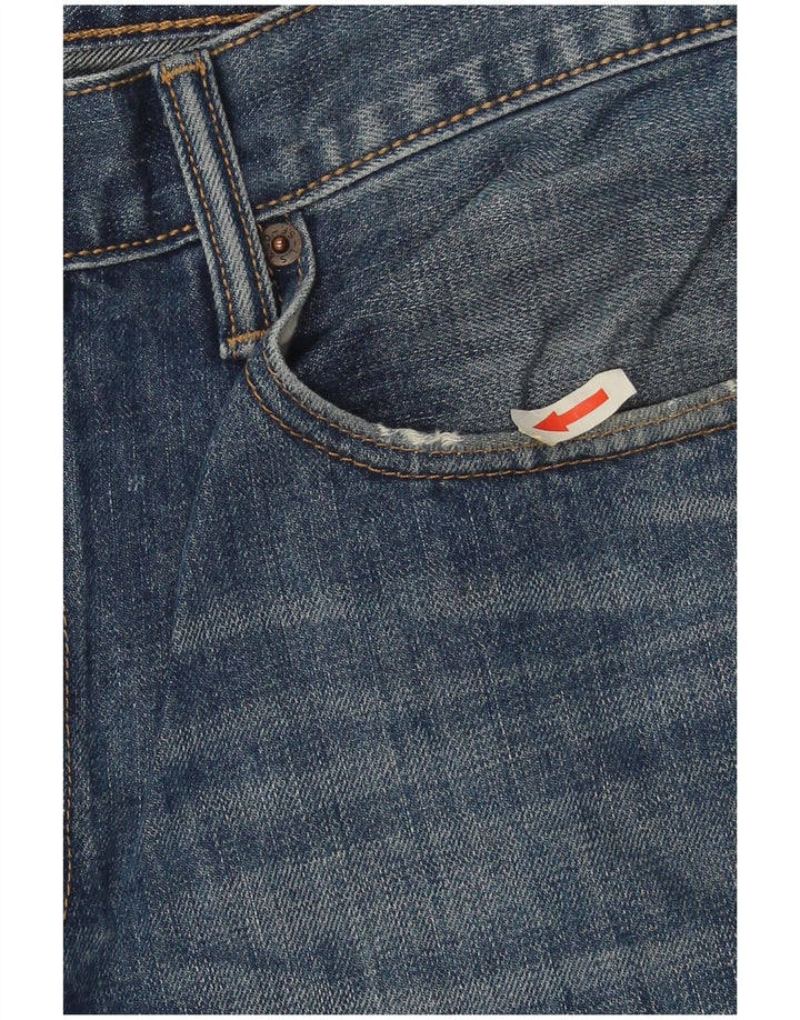Levi's Uomo 508 Regular Tapered Jeans W33 L34 Cotone Blu