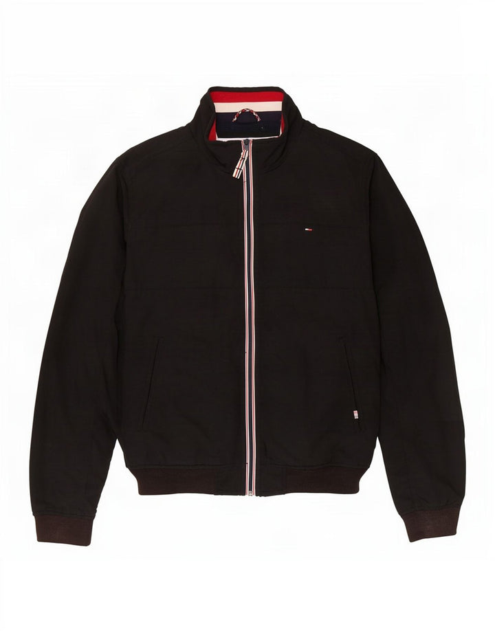 Giubbotto bomber da uomo Tommy Hilfiger UK 40 grande nylon nero