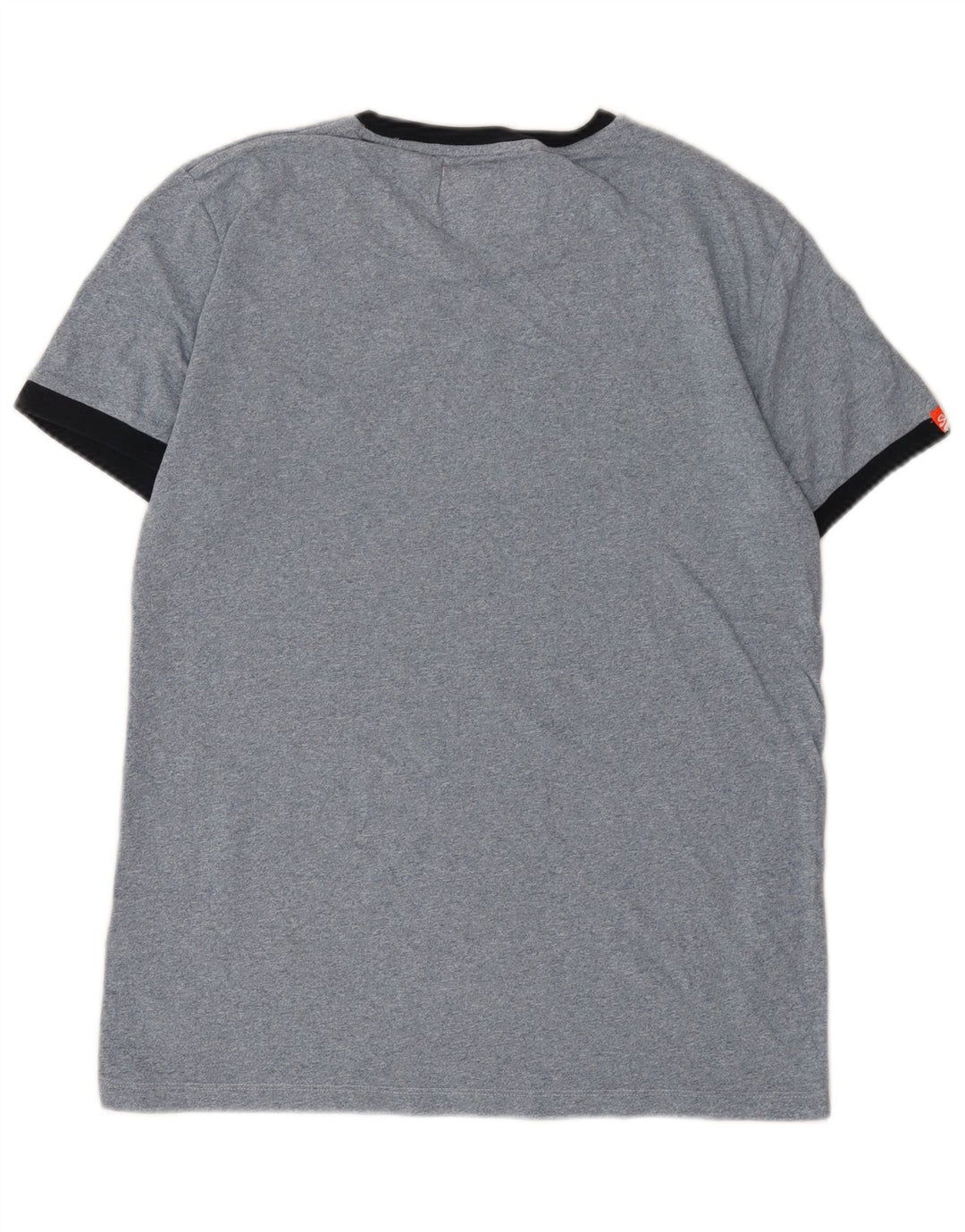 T-shirt da uomo Superdry Top Large in cotone blu