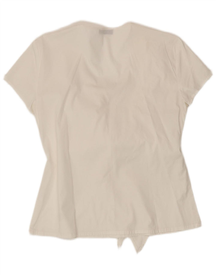 MAX & CO. Camicetta da donna Top UK 12 Medio Bianco