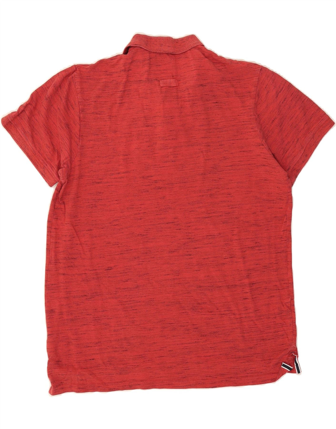 MOUNTAIN WAREHOUSE Mens Polo Shirt Large Red Flecked Cotton Vintage Mountain Warehouse and Second-Hand Mountain Warehouse from Messina Hembry 