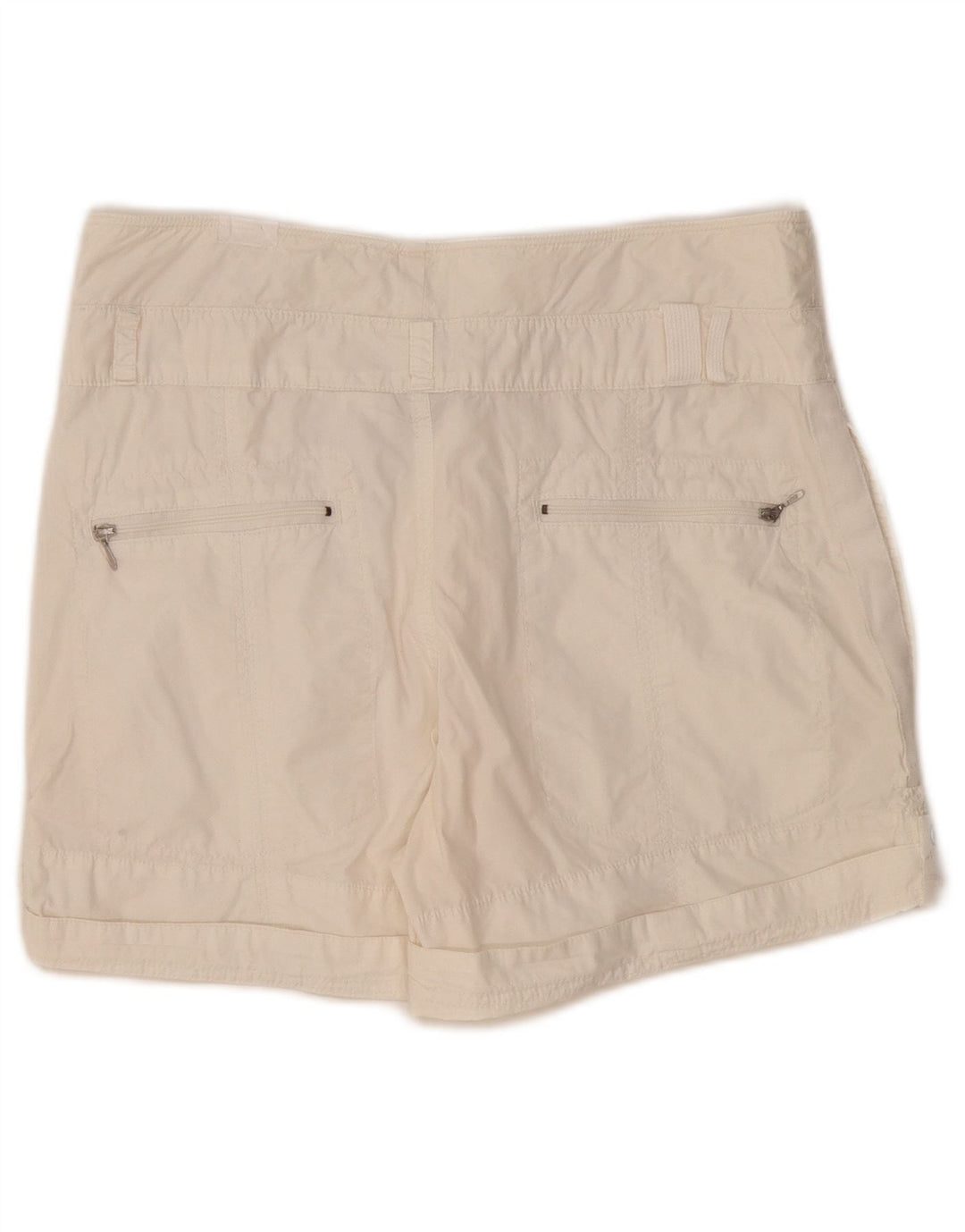 Pantaloncini Nike da donna UK 14 Large W30 in cotone bianco sporco