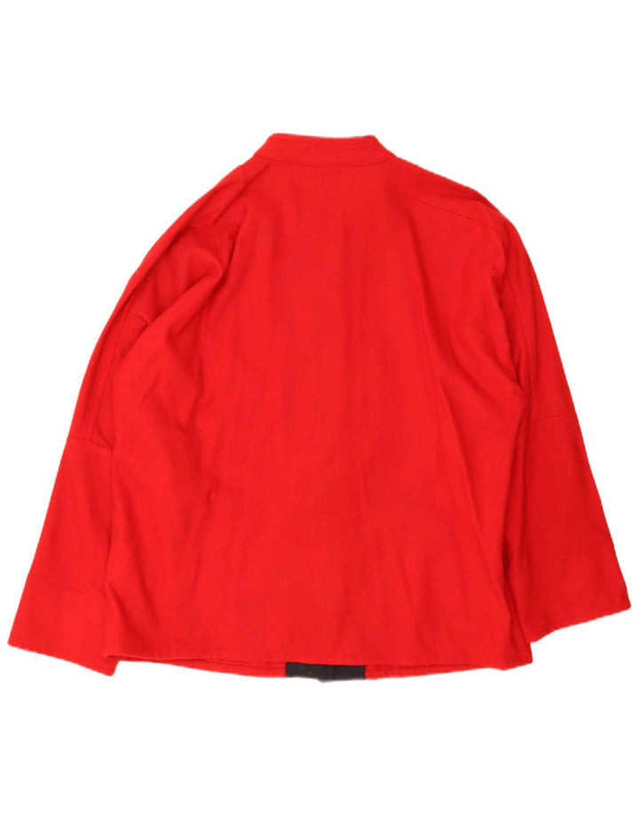 Giubbotto Bomber Oversize Donna Faciba IT 48 XL Rosso Lana