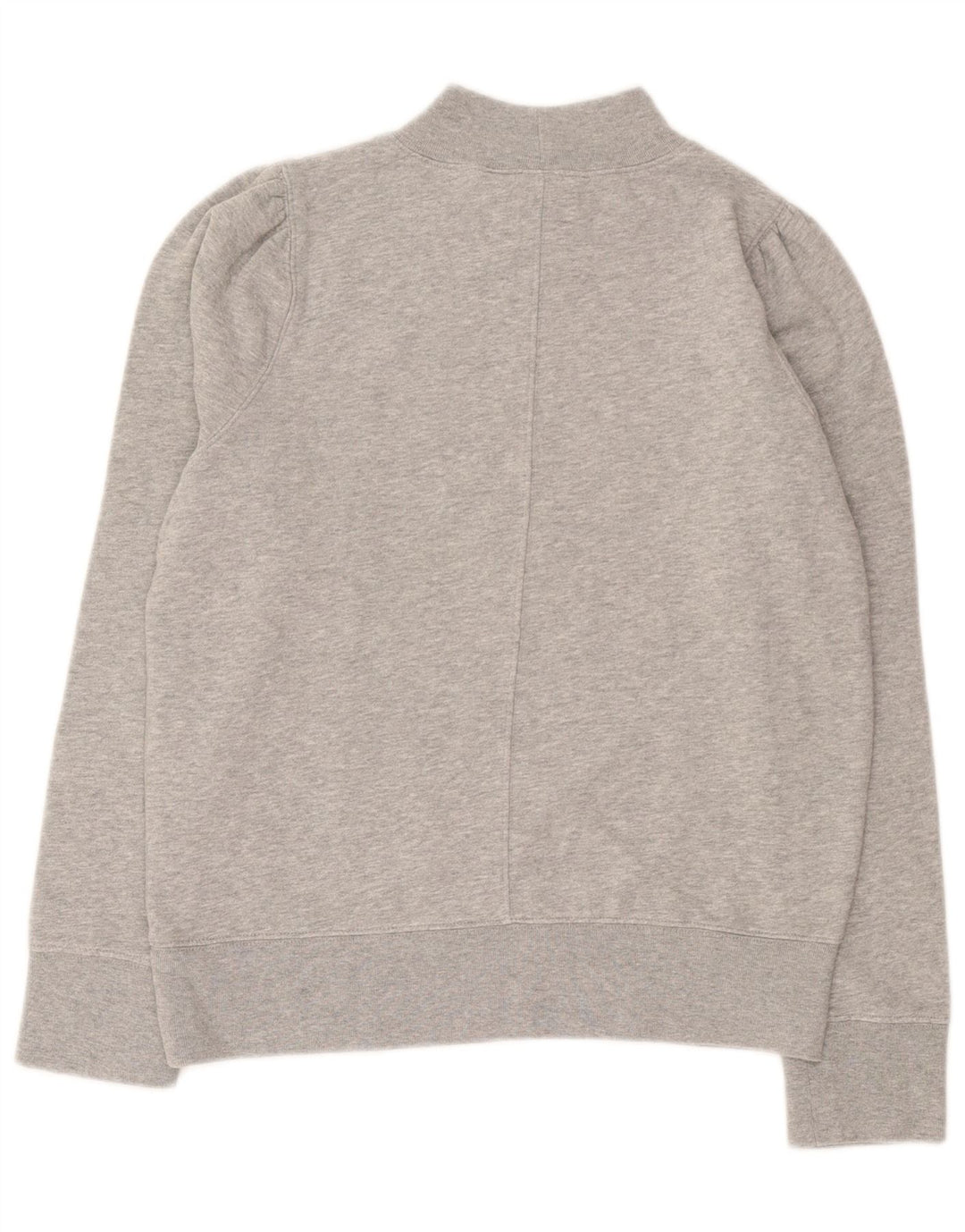 Felpa oversize da donna Gap, maglione UK 10, piccolo cotone chiazzato grigio