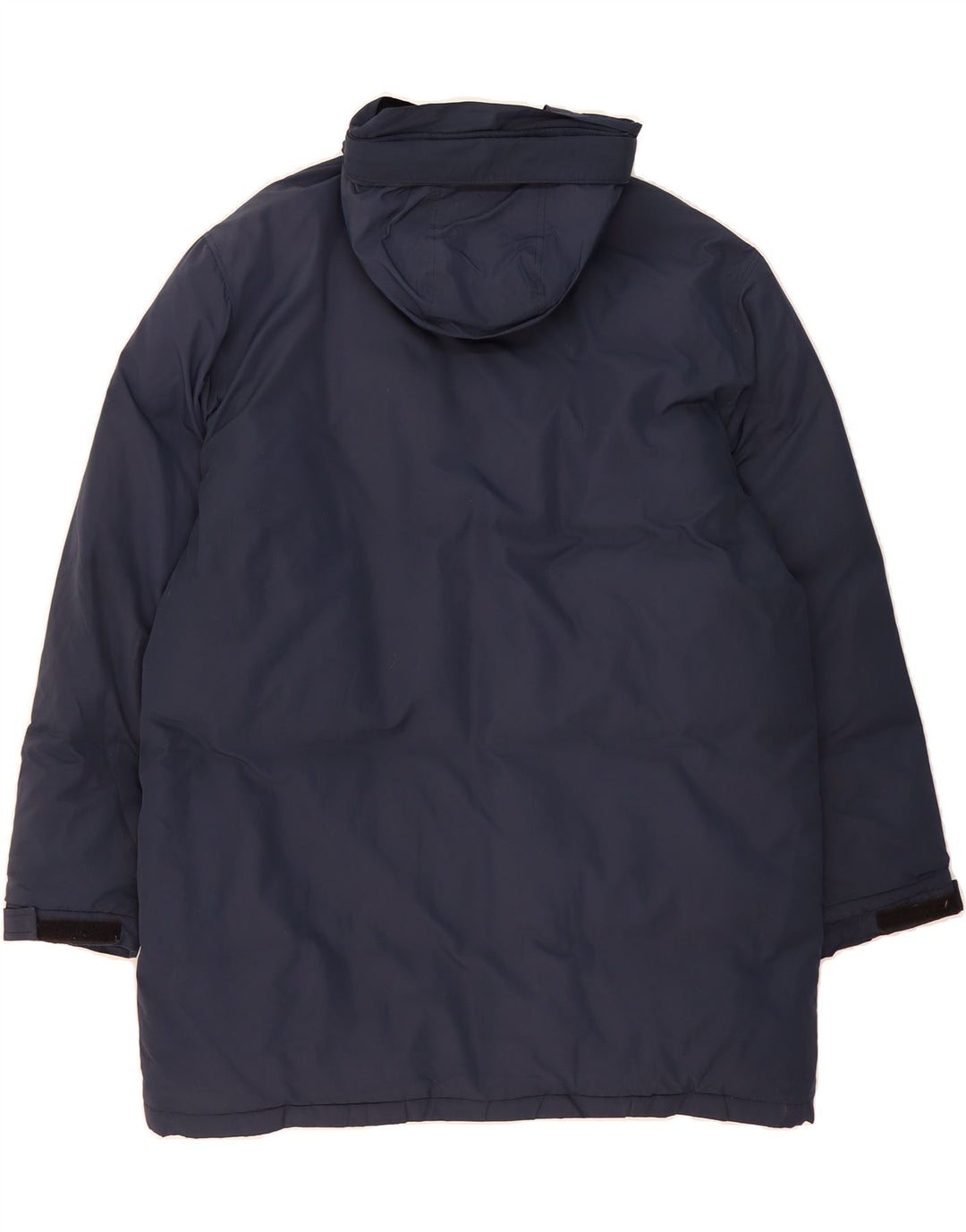 ASICS Mens Hooded Padded Coat UK 42 XL Navy Blue Vintage Asics and Second-Hand Asics from Messina Hembry 