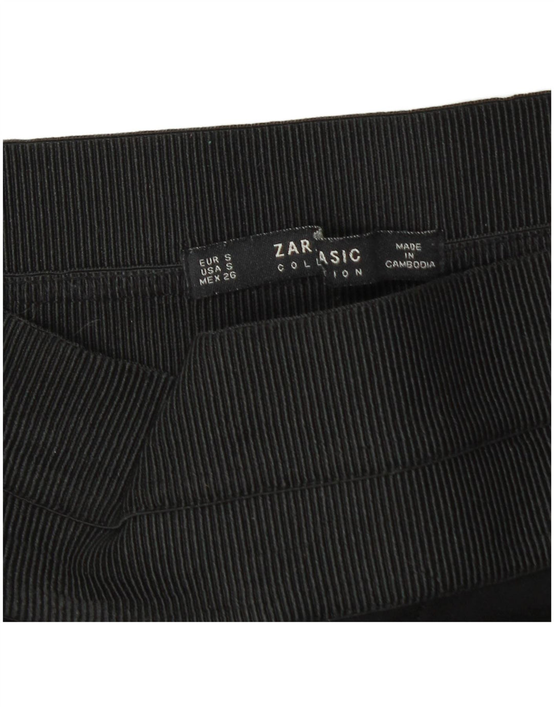 Leggings Zara da donna UK 10 piccoli gessati neri