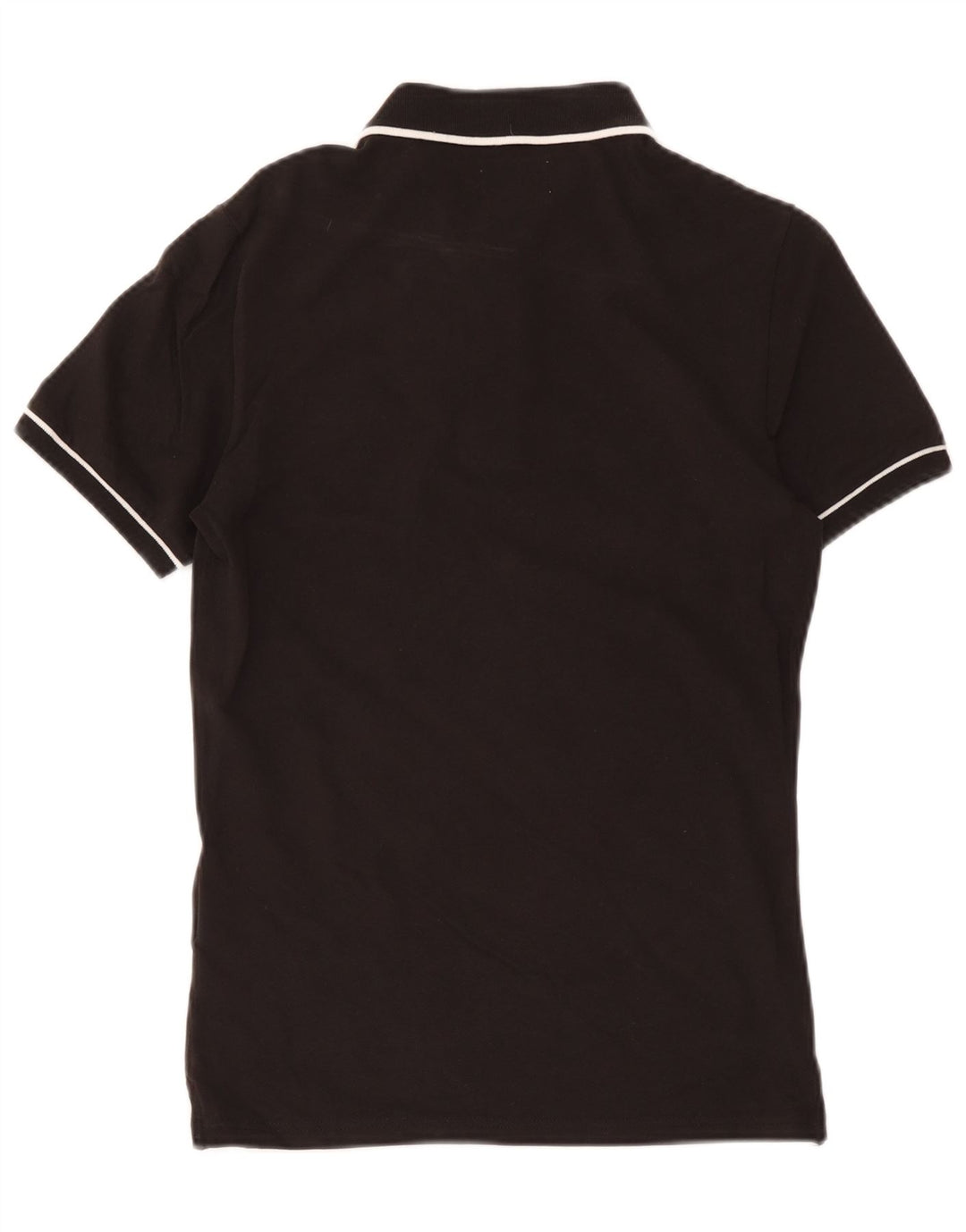 Polo da uomo Calvin Klein Jeans piccola in cotone nero