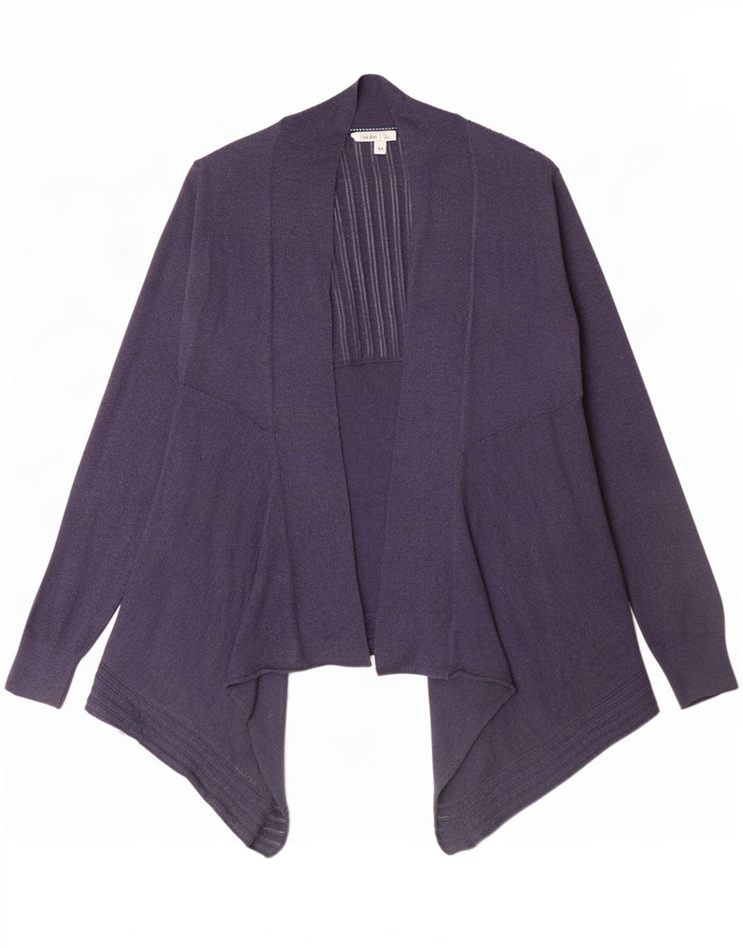 Maglione cardigan aperto asimmetrico da donna Fat Face UK 12 Medio Blu Navy