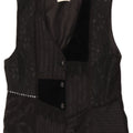 Gilet da donna ACCORDO UK 14 Patchwork nero medio
