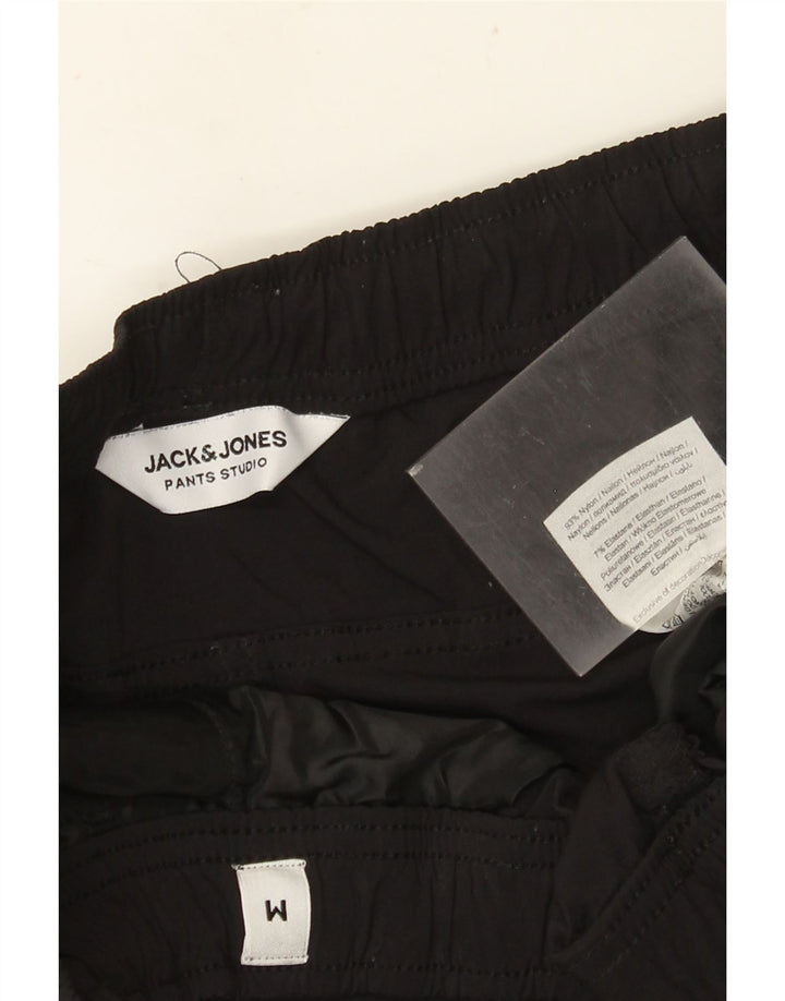 JACK & JONES Pantaloni cargo da jogging da uomo medi W32 L28 nylon nero