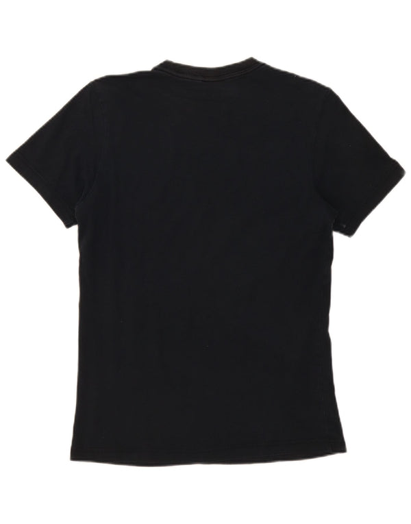 T-shirt grafica da uomo Adidas Top piccola nera