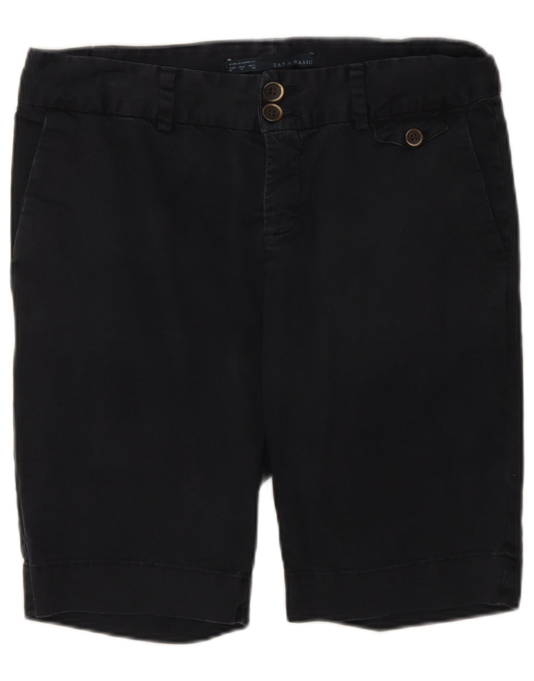 Pantaloncini chino Zara da donna medi W28 blu navy