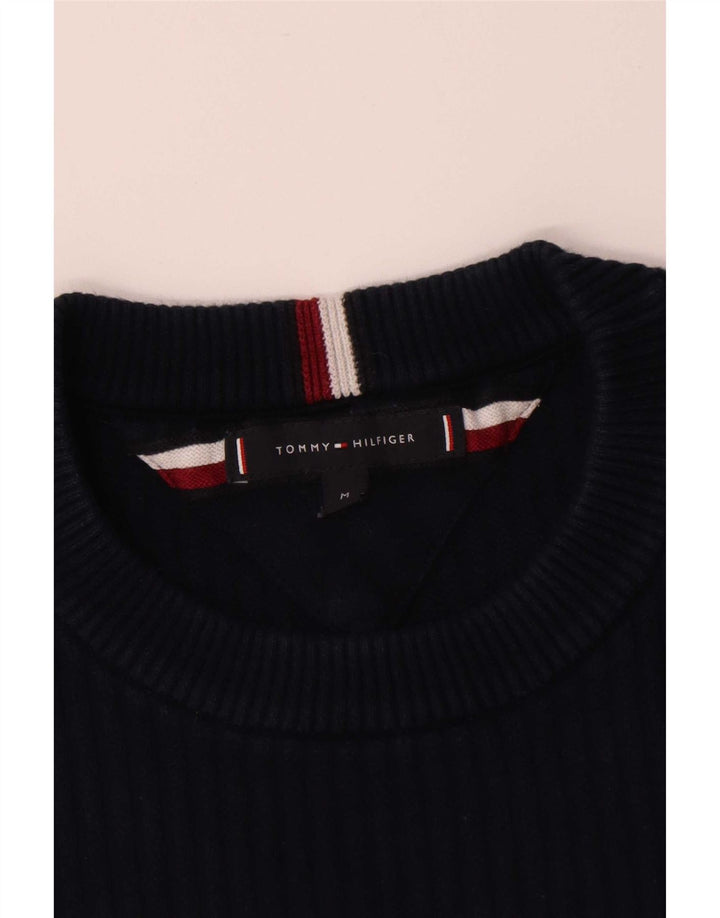 Maglione maglione girocollo da uomo Tommy Hilfiger colore blu navy medio