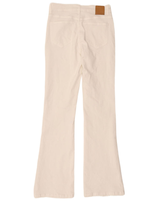 Jeans bootcut da donna Massimo Dutti EU 40 Medio W30 L34 Cotone bianco