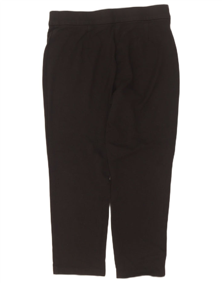 Pantaloni da tuta Capri da donna Marks & Spencer UK 12 viscosa nera media