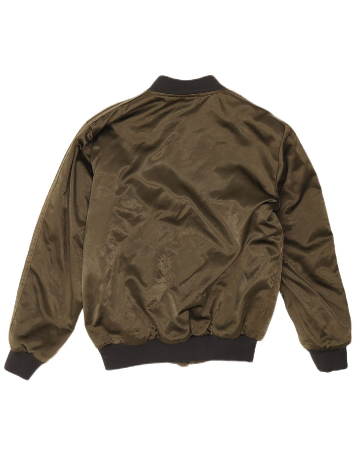 Giacca college da uomo Adidas UK 36 Small Khaki Poliammide
