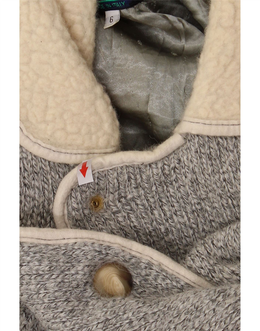 Maglione cardigan da uomo LOLI WOLF XL grigio color block